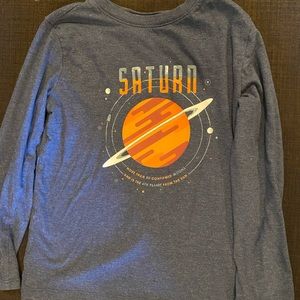 Boys Long Sleeve Space Shirt
